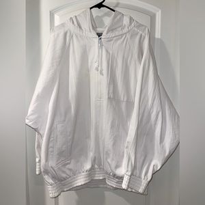 Vintage London Fog Londontown Men’s Hooded 1/2‎ Zip White Pullover